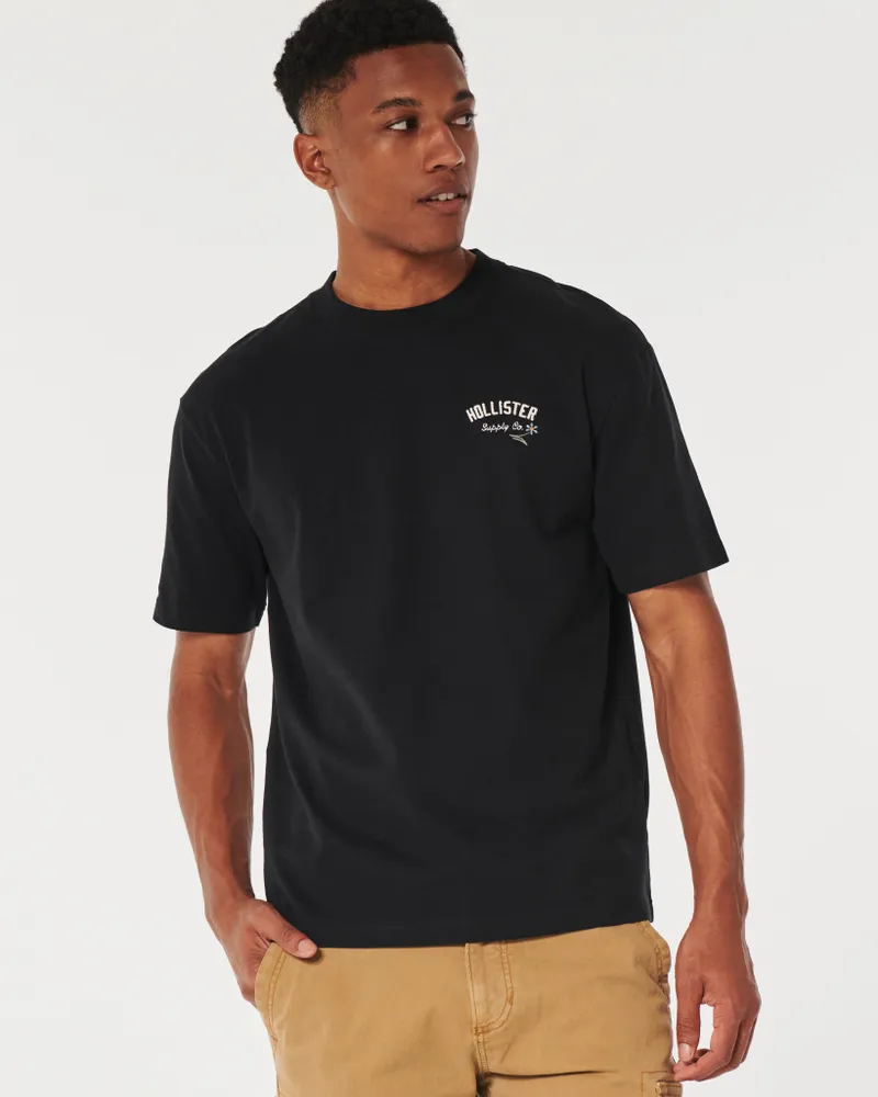 Hollister logo tee clearance