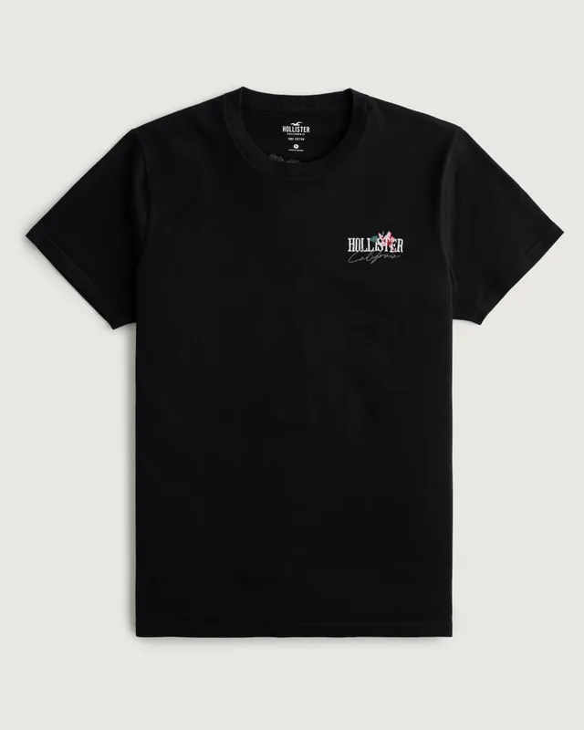 Hollister printed logo graphic tee store