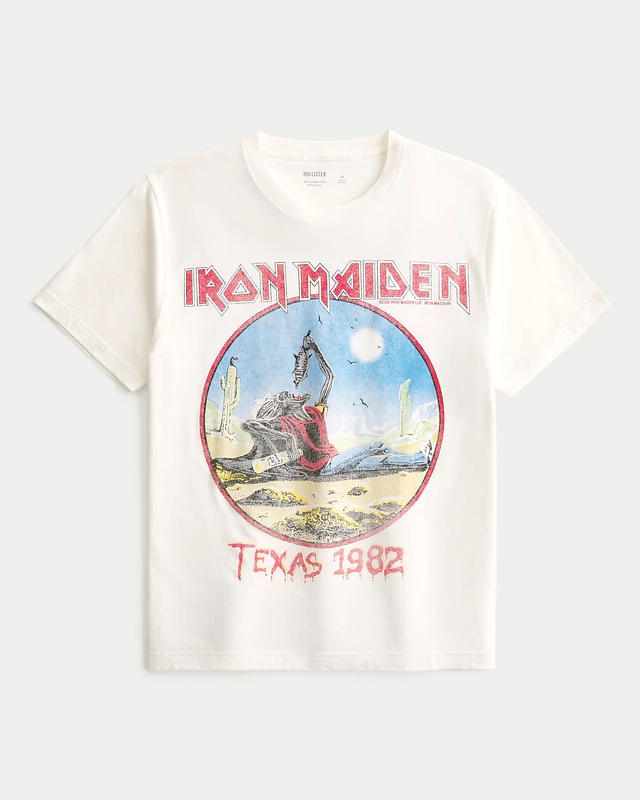 Hollister Shrunken Iron Maiden Graphic Tee at Foxvalley Mall in