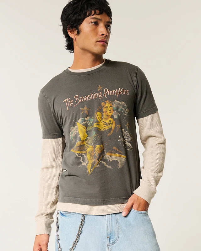 Hol Shrunken The Smashing Pumpkins Graphic Tee | Liberty Center