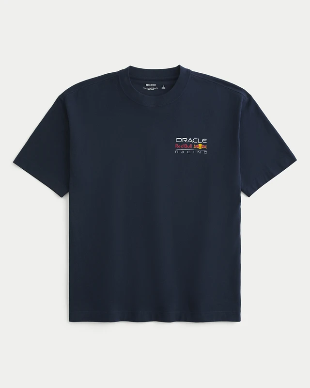 Hollister Boxy Heavyweight Oracle Red Bull Racing Graphic