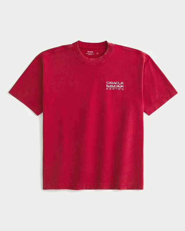 Hollister Boxy Heavyweight Oracle Red Bull Racing Graphic