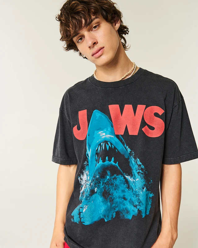 Hollister Boxy Jaws Graphic Tee | Liberty Center