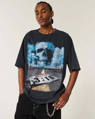 WWE STEVE AUSTIN Expect No Mercy Mens Tee - BLACK | Arden Fair