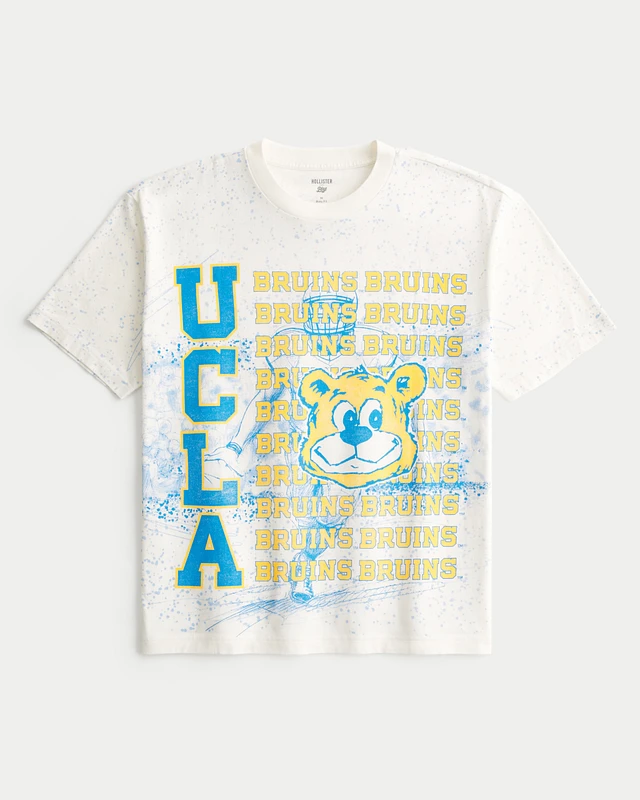 ★Hollister Co.★UCLA ブルーインズ グラフィックスウェット Men's UCLA Bruins Graphic Camo Crew Sweatshirt | Men's