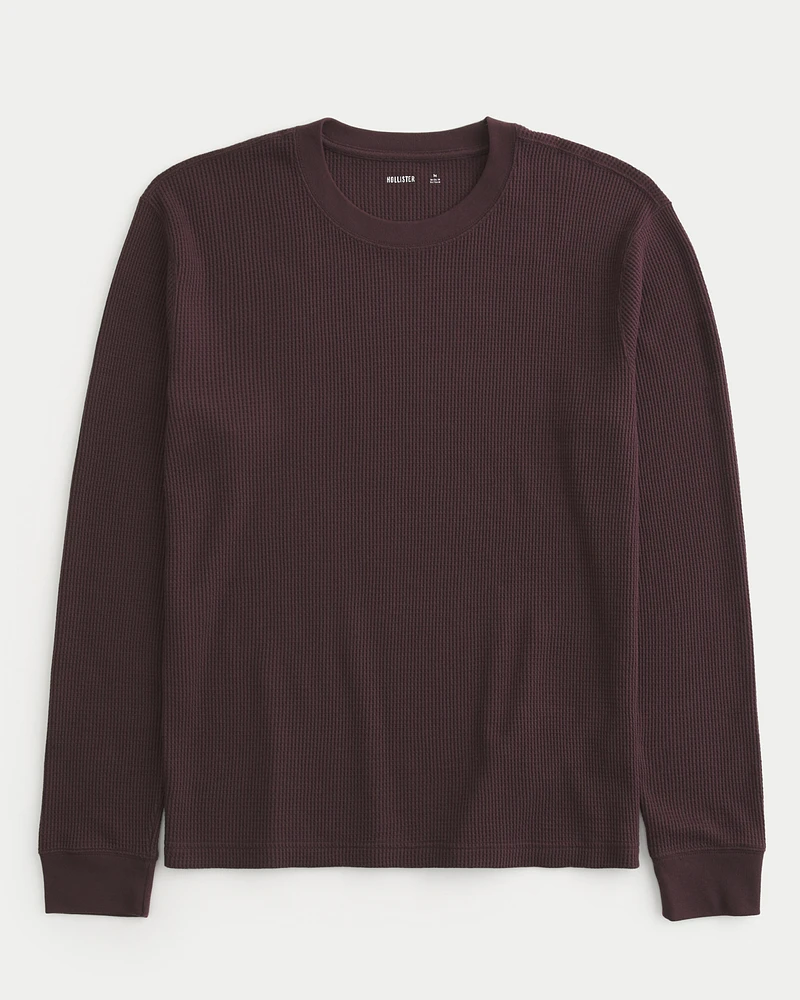 Hollister waffle shirt new arrivals