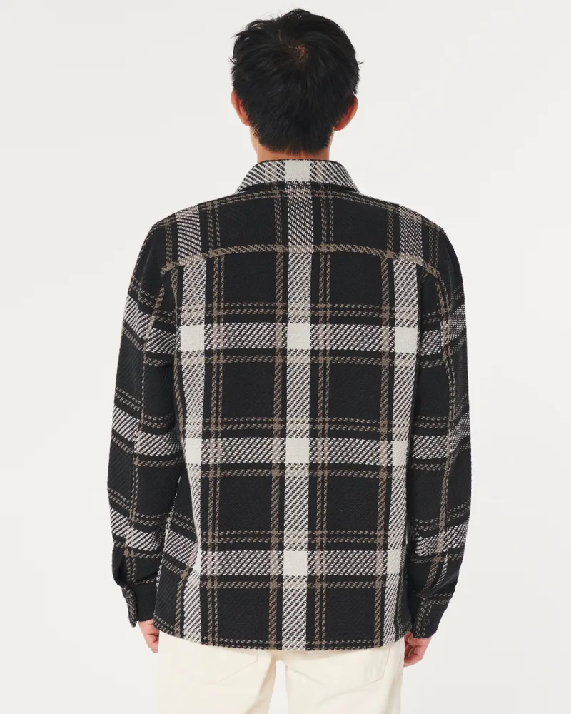 Hollister Textured Twill Shirt Jacket Mall of America