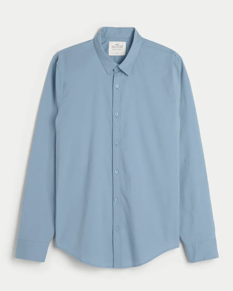 Hollister Long Sleeve Poplin Shirt Hamilton Place
