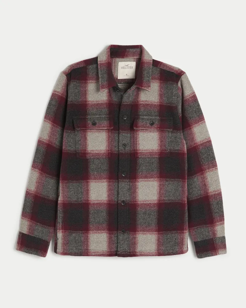 Hollister online flannel jacket