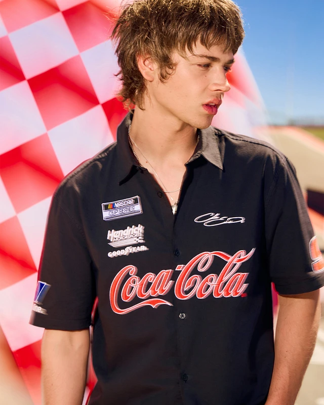 Hollister Boxy Coca-Cola Racing Graphic Shirt | Arden Fair