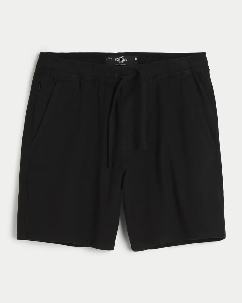 Hollister Linen Blend Jogger Shorts 7 CoolSprings Galleria