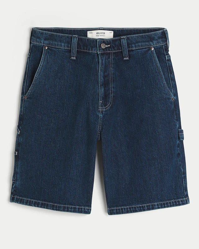 【送料無料】 Hollister Baggy Denim Painter Shorts | Hamilton Place パンツ