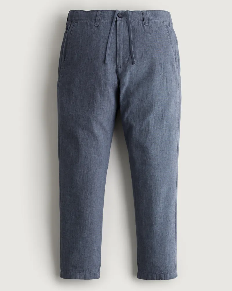 Hollister Linen Blend Slim Pull On Pants CoolSprings Galleria