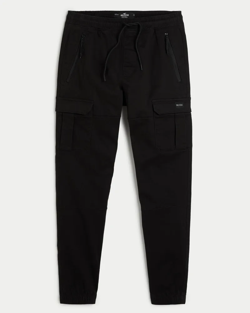 Twill joggers womens hollister sale