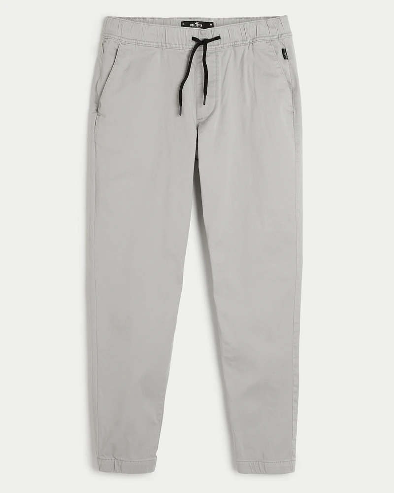 Skinny twill joggers discount