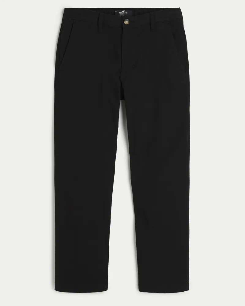 Hollister Slim Straight Flex Waist Linen Blend Pants Hamilton Place