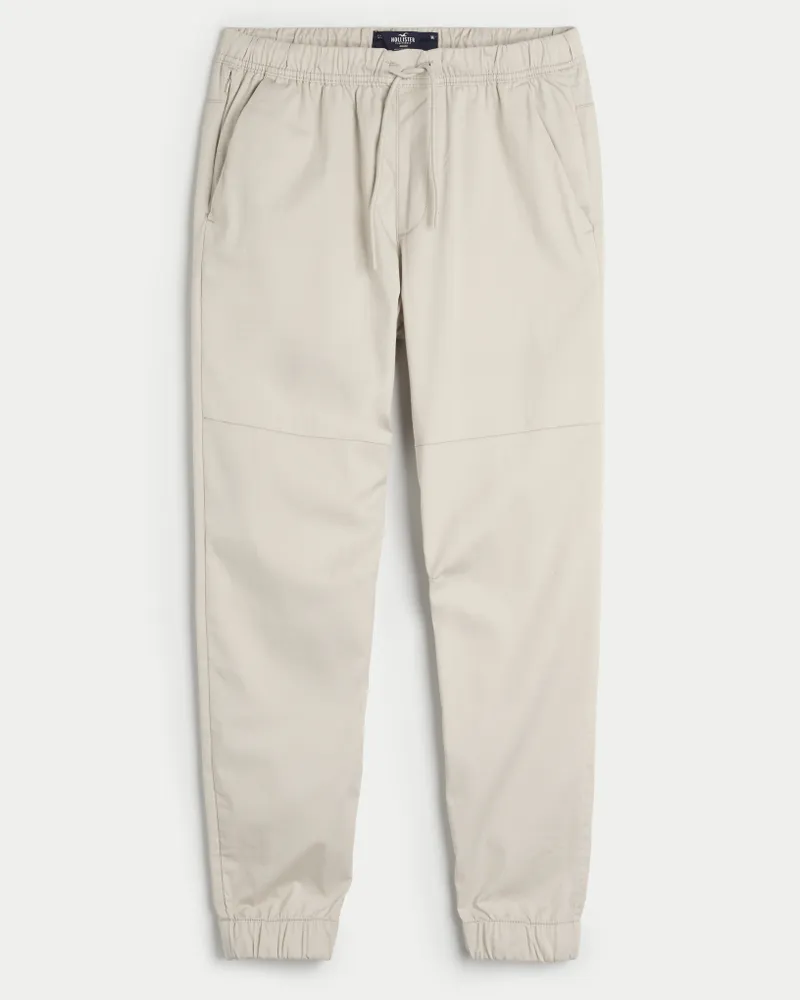 Hollister twill joggers 2025