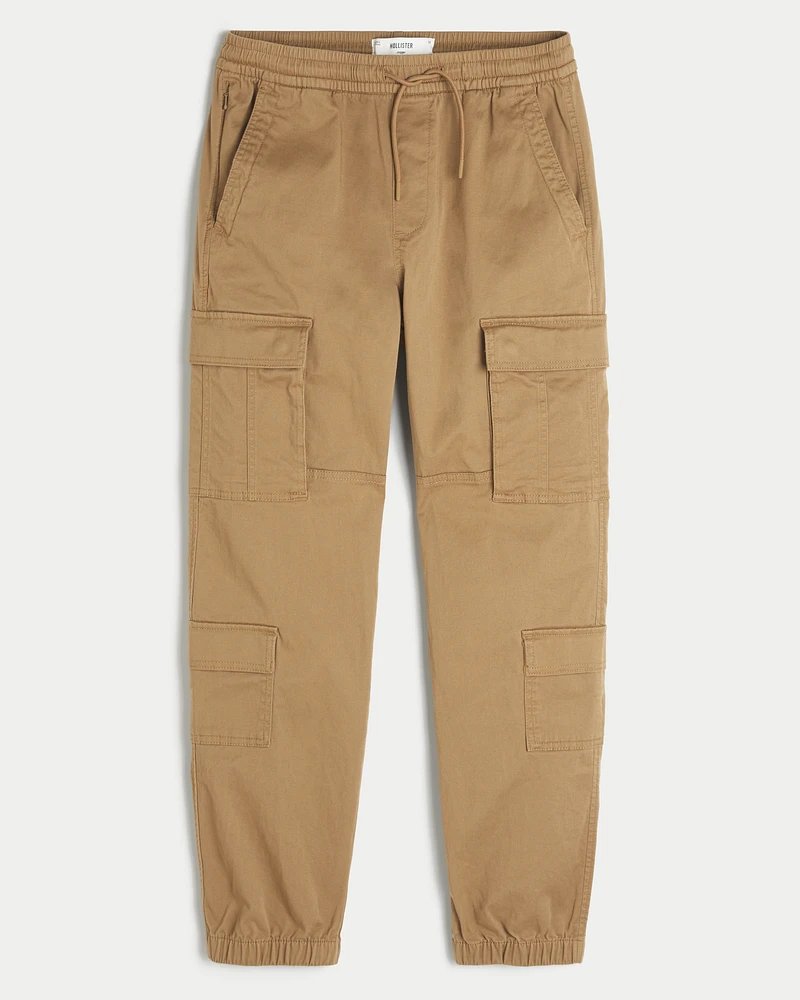 Hollister khaki joggers clearance