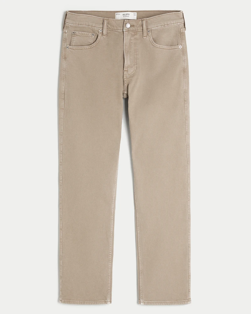 Khaki pants hollister clearance