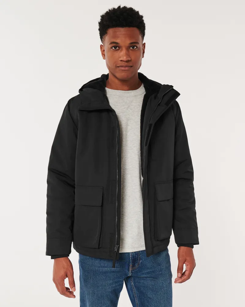 Hollister winter jacket store