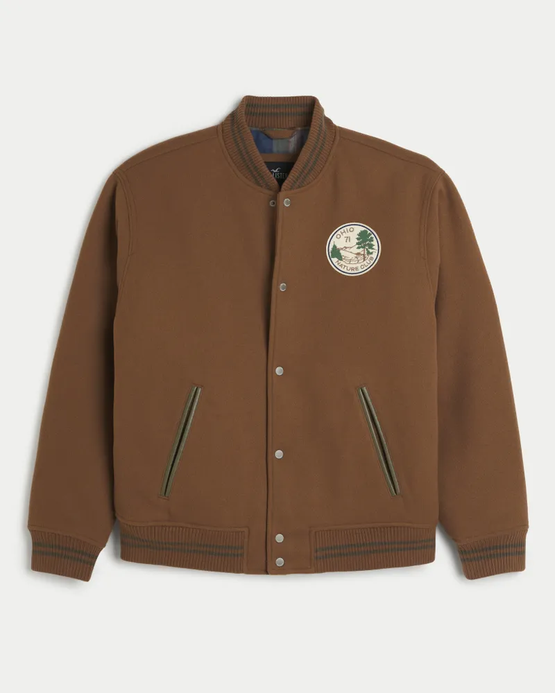 Hollister x Midwest Kids Flannel Lined Bomber Jacket CoolSprings
