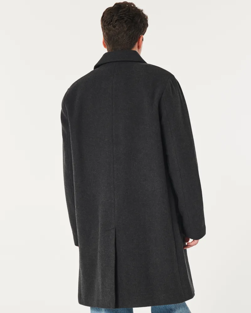 Hollister wool sales blend coat