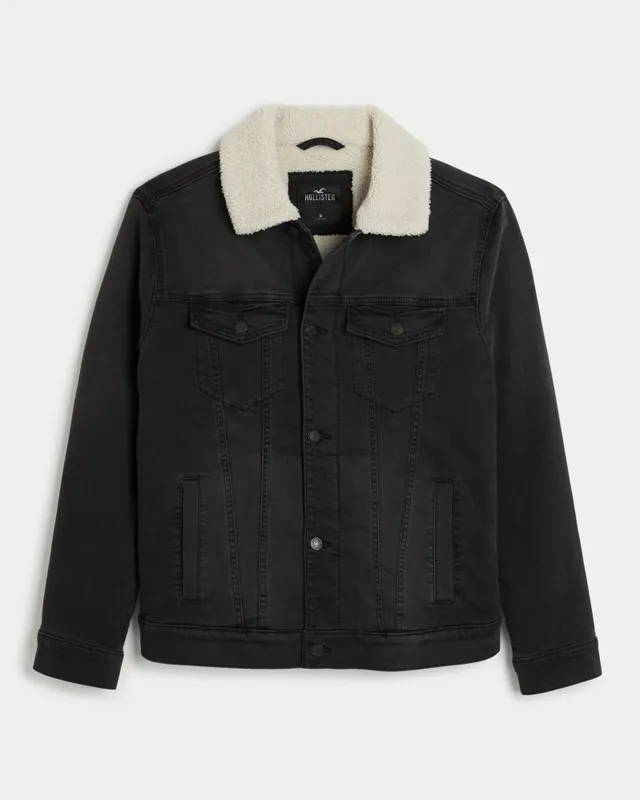 Hollister trucker jacket clearance