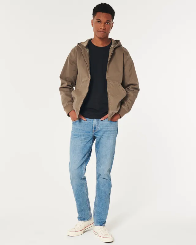 Hollister khaki jacket discount