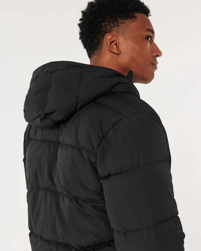 Hollister cozy lined 2025 down bomber jacket