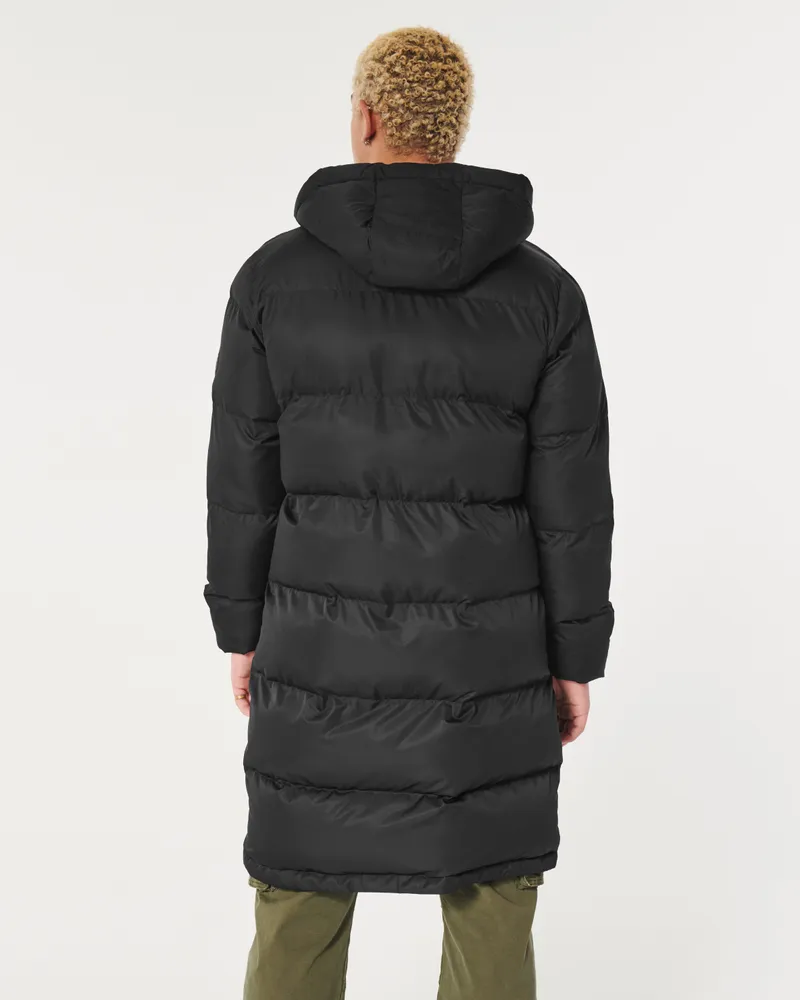 Longline down hot sale puffer parka hollister