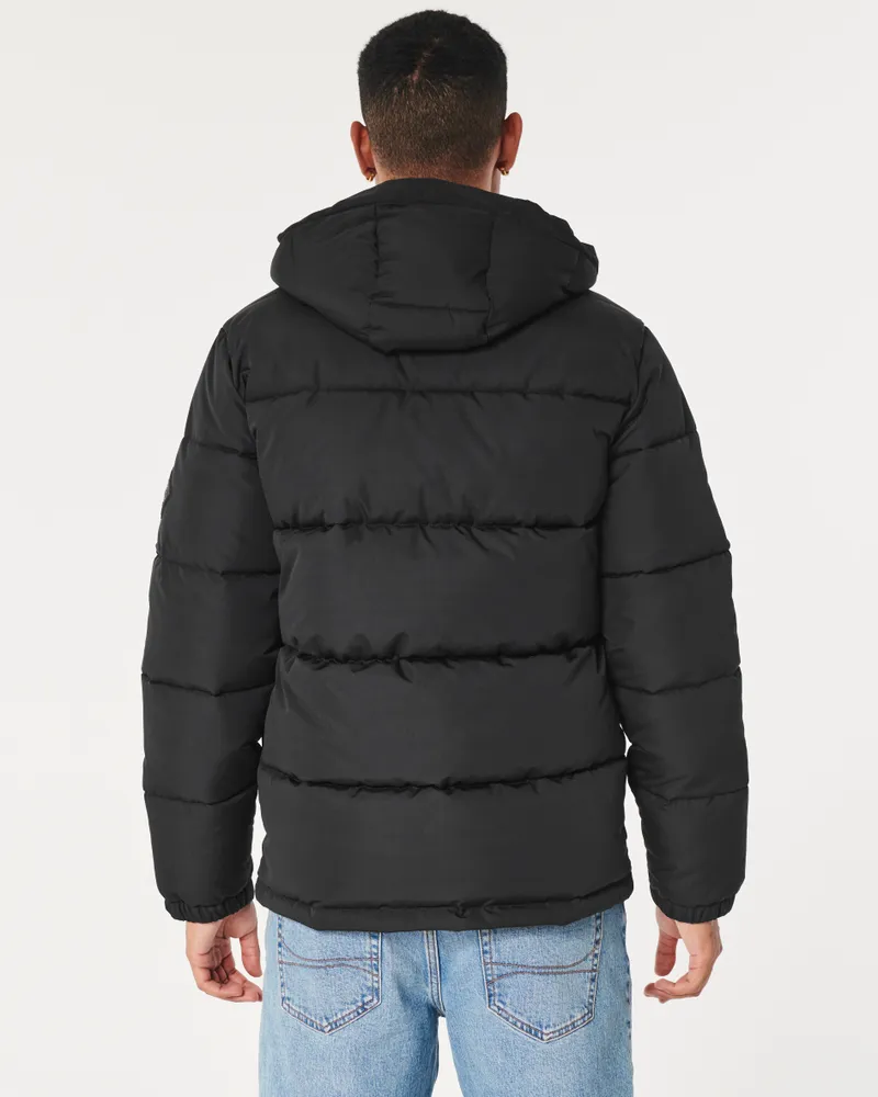 Utility outlet puffer jacket