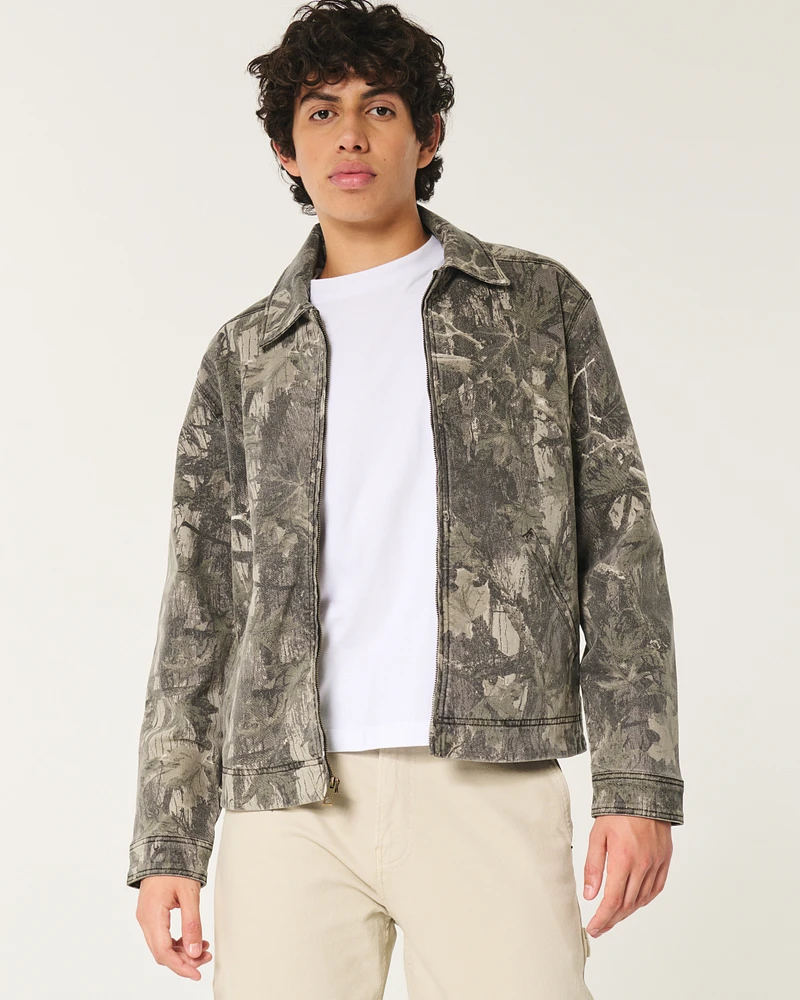 Hollister camouflage jacket deals