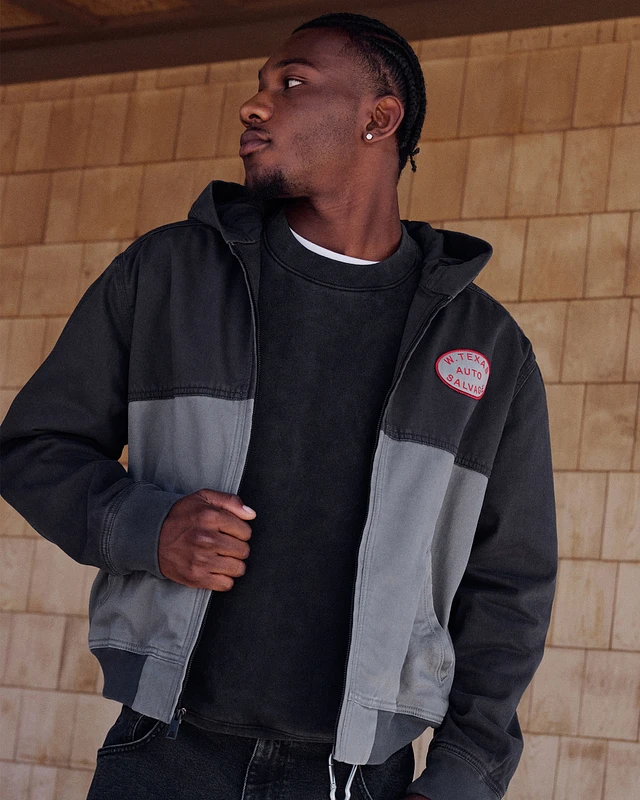 Hol Hooded Zip-Up Workwear Jacket | Liberty Center
