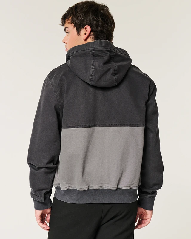Hol Hooded Zip-Up Workwear Jacket | Liberty Center