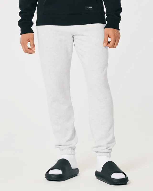 Hollister online white joggers