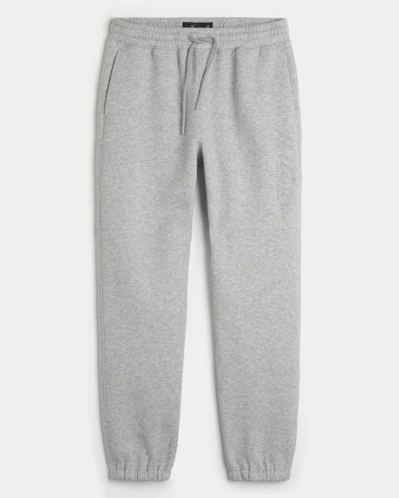 Hollister Fleece Logo Graphic Joggers CoolSprings Galleria