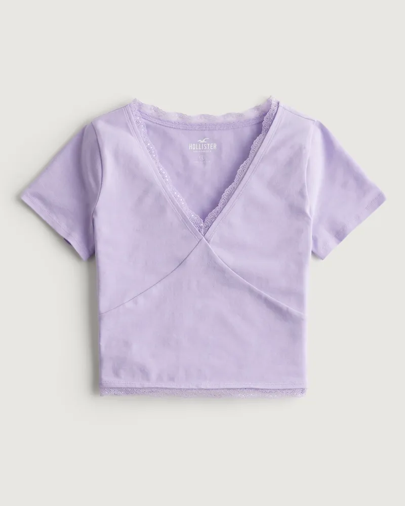 Hollister lace top sale