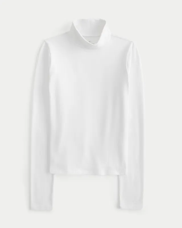 Hollister sales white turtleneck