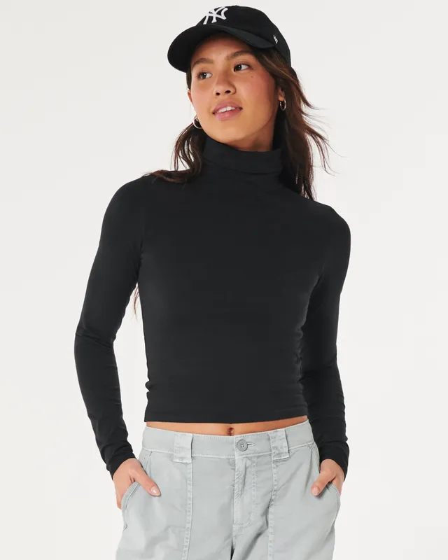 Hollister Longer Length Turtleneck Top Hamilton Place