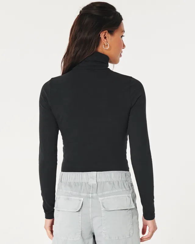 Hollister black turtleneck shop