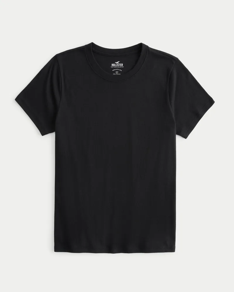 Hollister crew neck t shirt clearance