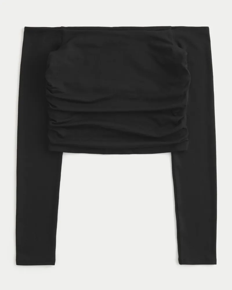Hollister black off the shoulder top store