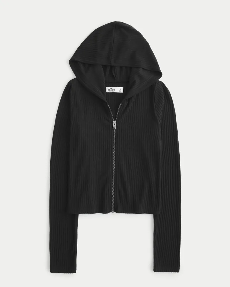Hollister grey zip up hoodie new arrivals