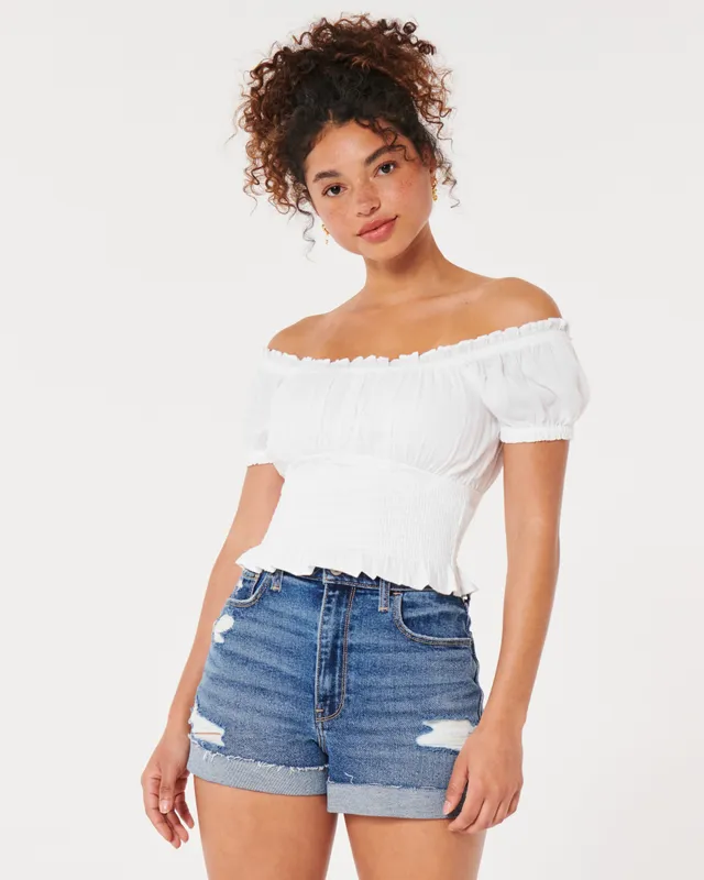 Hollister off the shoulder top new arrivals