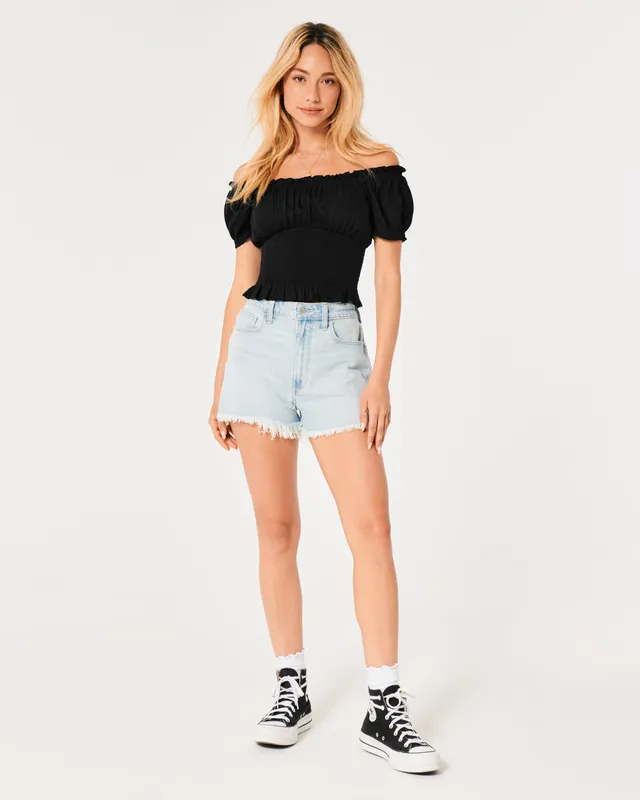 Hollister off the shoulder top deals