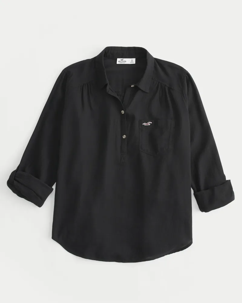 Hollister popover shirt 2025
