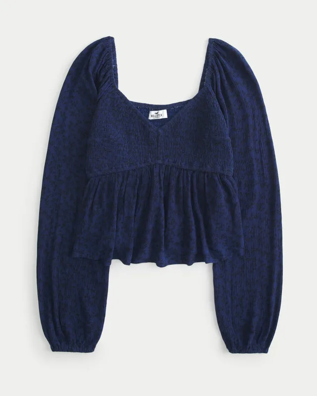 Hollister peasant top new arrivals