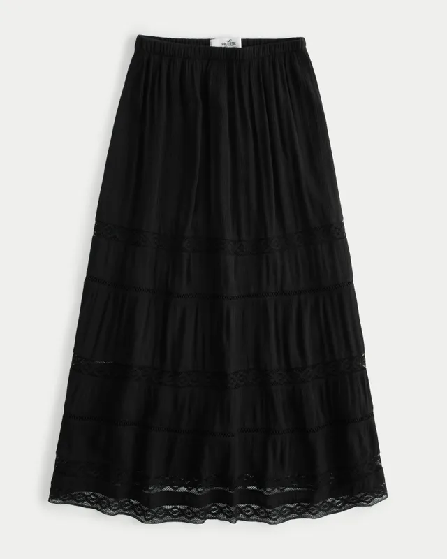 Black skirt hollister hotsell