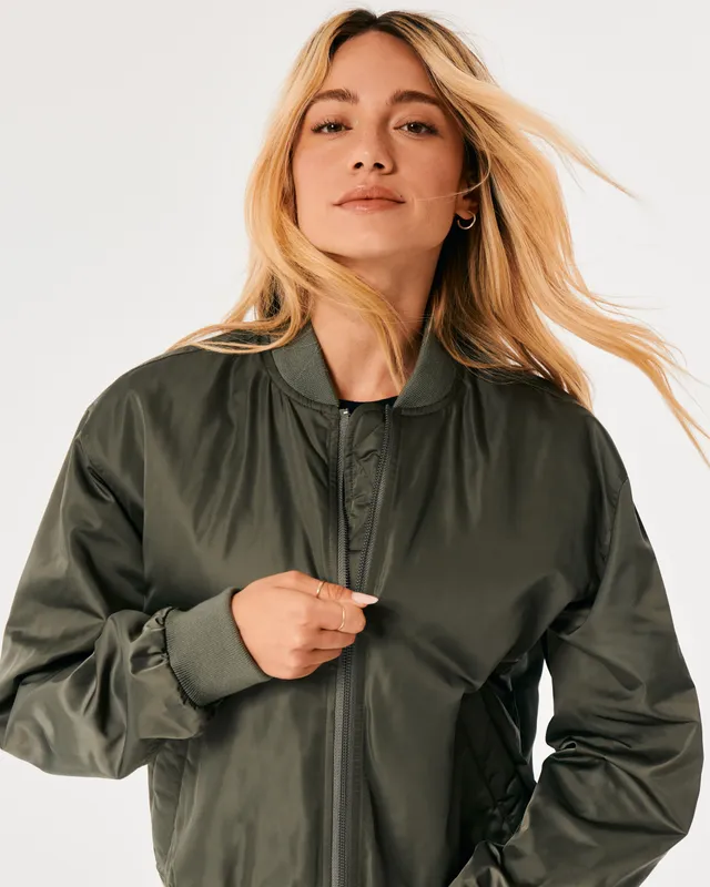 Hollister Full Zip Bomber Jacket Mall of America