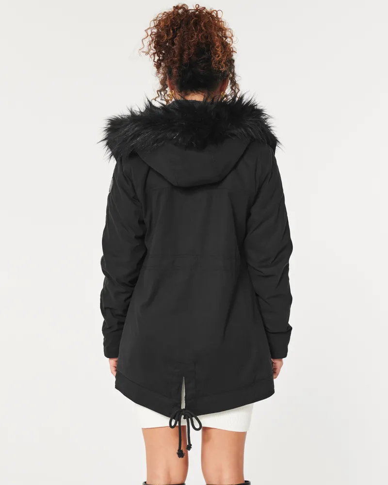 Hollister cozy lined parka discount